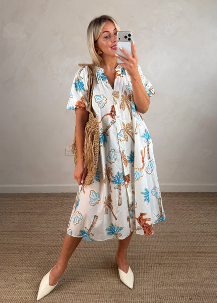 Tampa midi dress - White The Style Attic Tampa midi dress - White The Style Attic