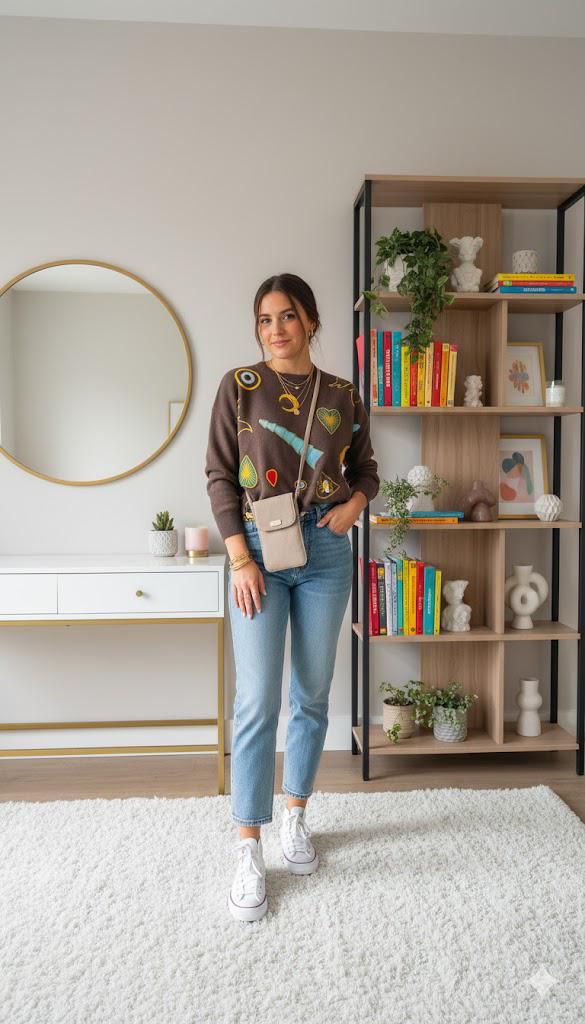 Essie jumper - chocolate