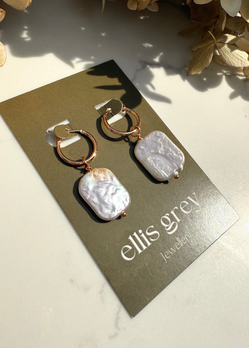 18ct gold plated earrings-The Style Attic
