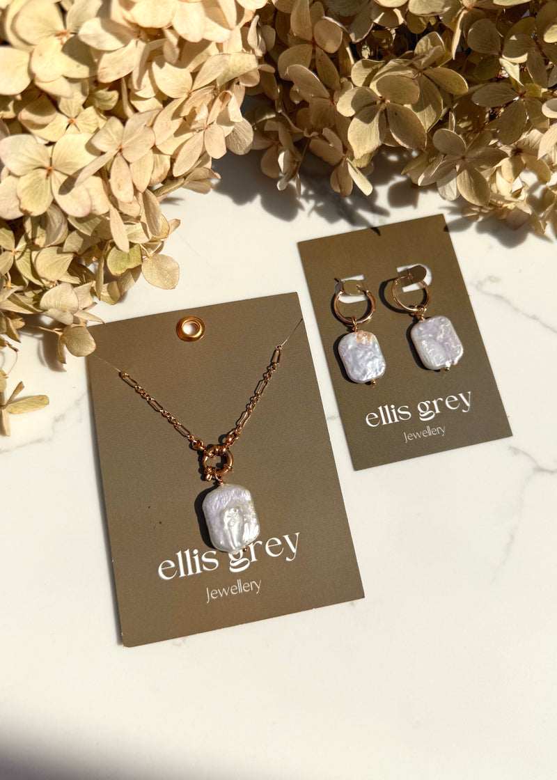 18ct gold plated earrings-The Style Attic