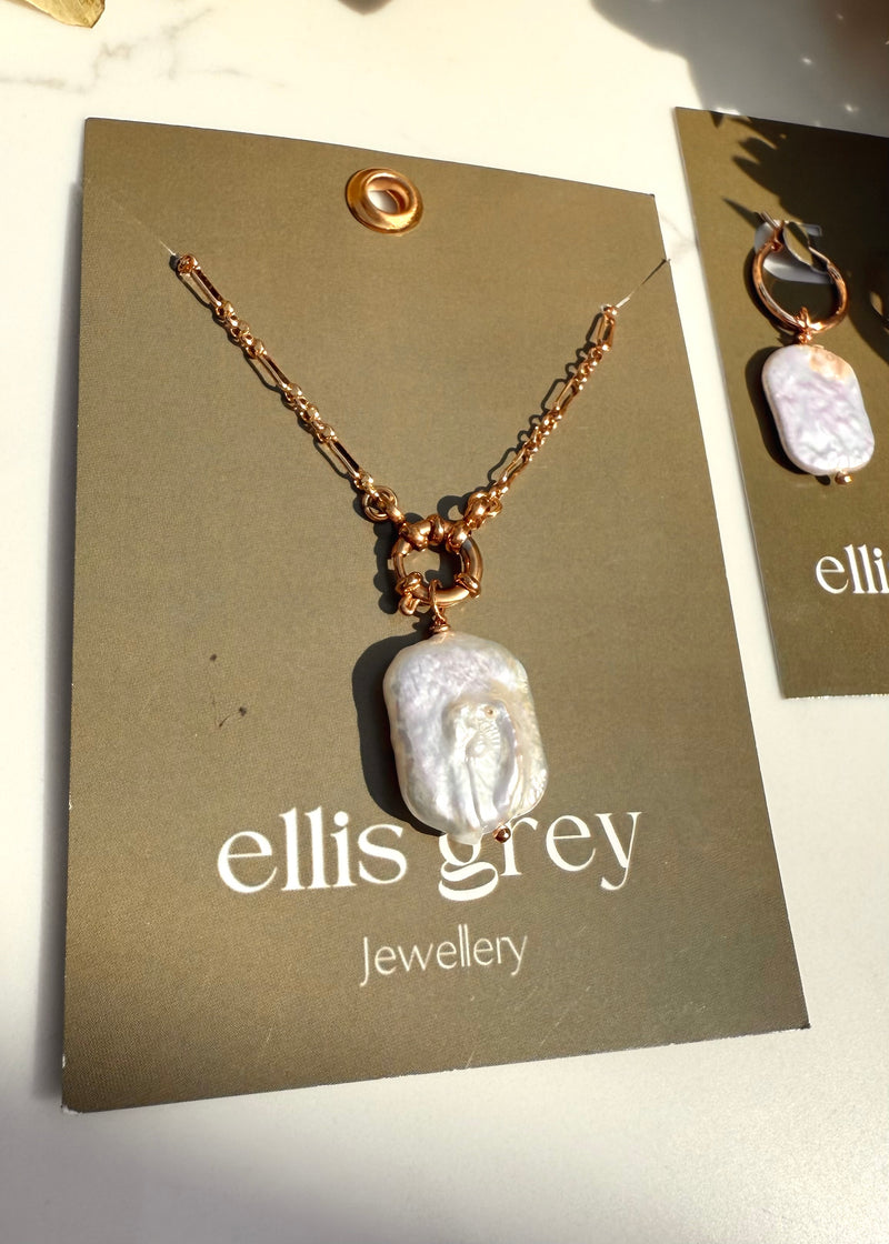 18ct gold plated necklace-The Style Attic