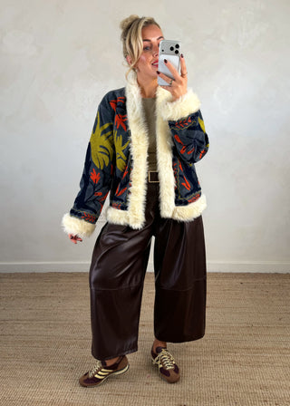 70s velvet jacket-The Style Attic