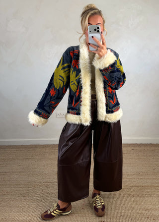 70s velvet jacket-The Style Attic