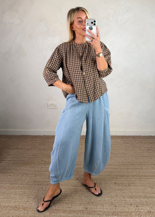AW Beau checked shirt - three-The Style Attic