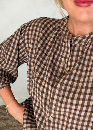 AW Beau checked shirt - three-The Style Attic