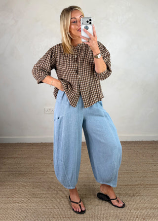AW Beau checked shirt - three-The Style Attic