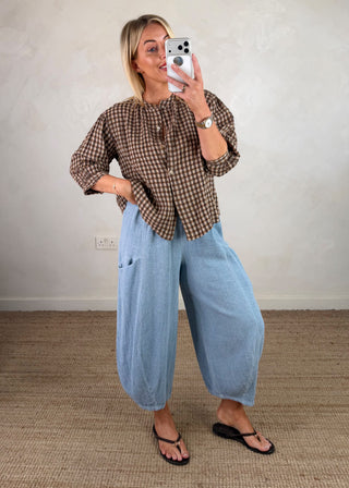 AW Beau checked shirt - three-The Style Attic
