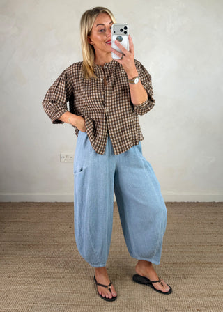 AW Beau checked shirt - three-The Style Attic