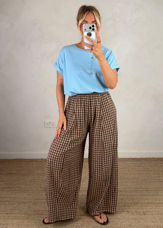 Tommy Tee - Powder blue-The Style Attic