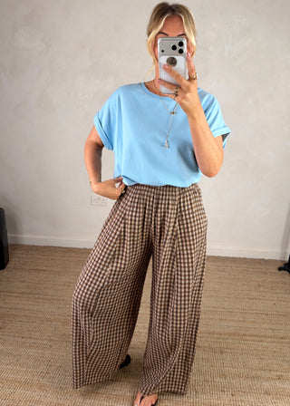 Tommy Tee - Powder blue-The Style Attic