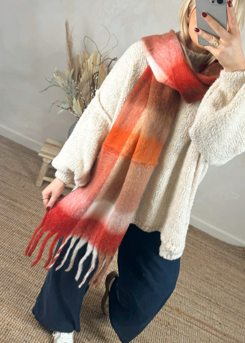 AW24 Chunky scarf-The Style Attic