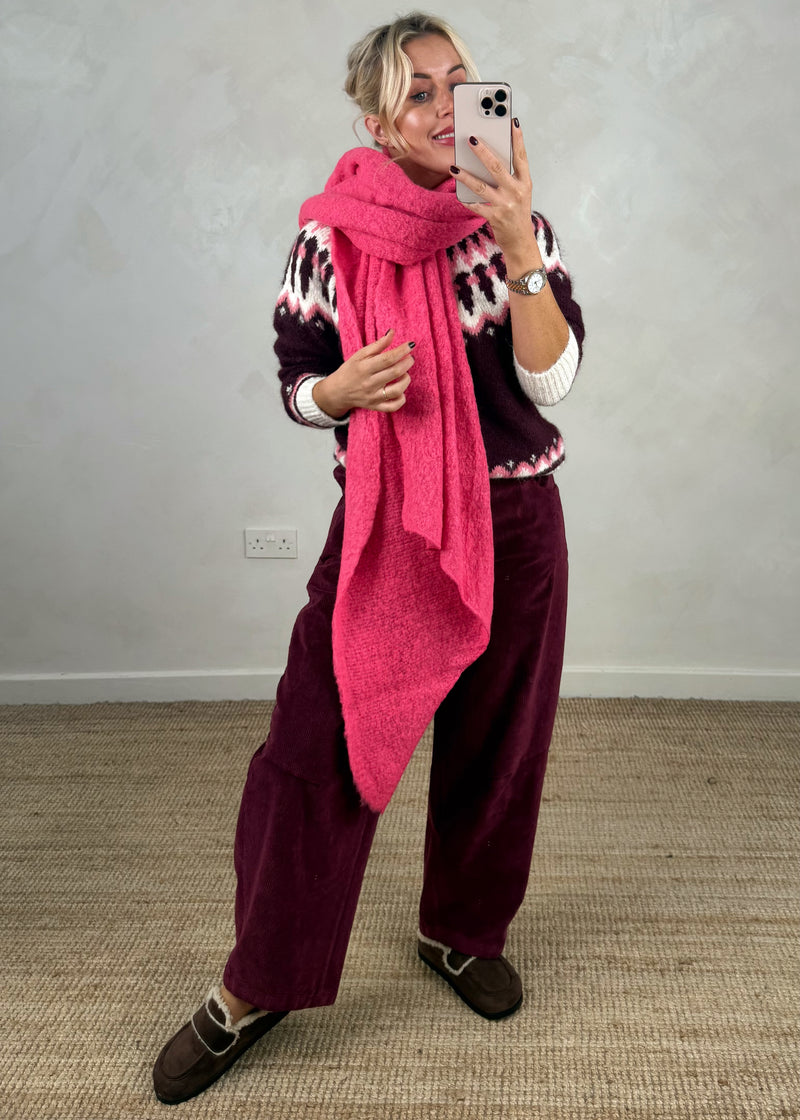 AW25 chunky scarf-The Style Attic