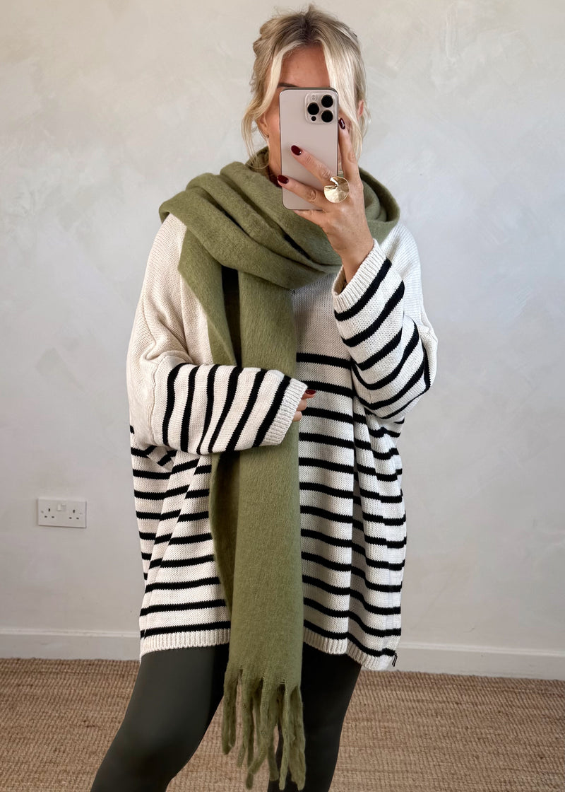AW25 chunky scarf-The Style Attic