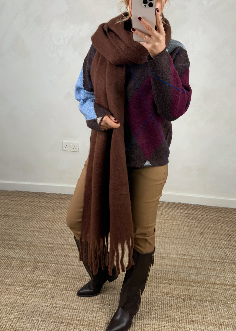 AW25 chunky scarf-The Style Attic