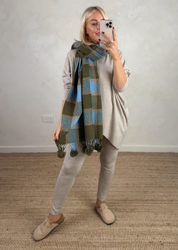 AW25 chunky scarf-The Style Attic
