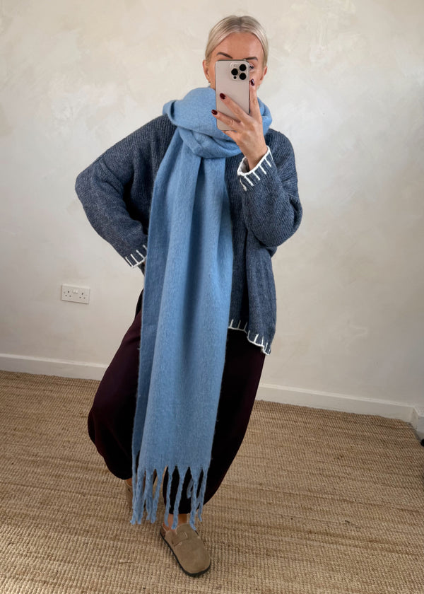 AW25 chunky scarf-The Style Attic