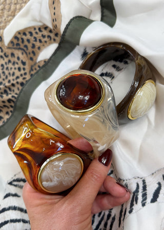 AW26 resin bangle-The Style Attic