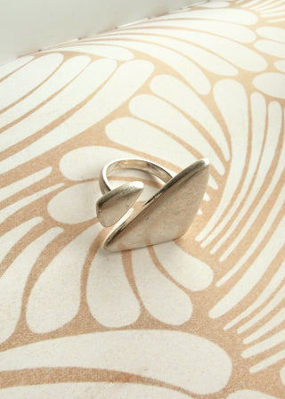 Angled open ring-The Style Attic