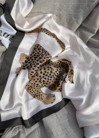 Animal square neck tie-The Style Attic