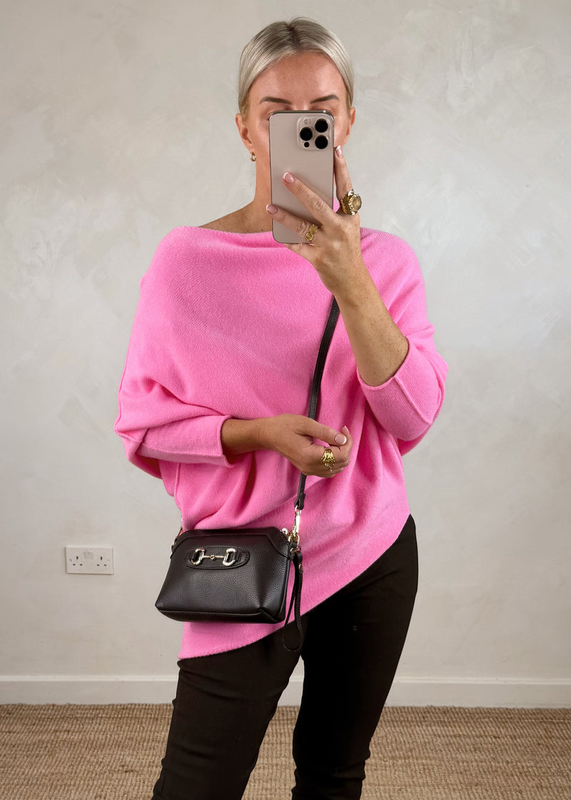 Arabella knit - candy pink-The Style Attic
