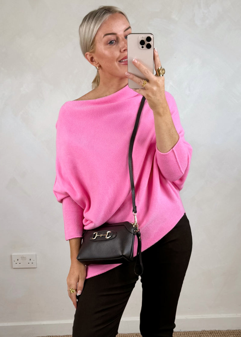 Arabella knit - candy pink-The Style Attic