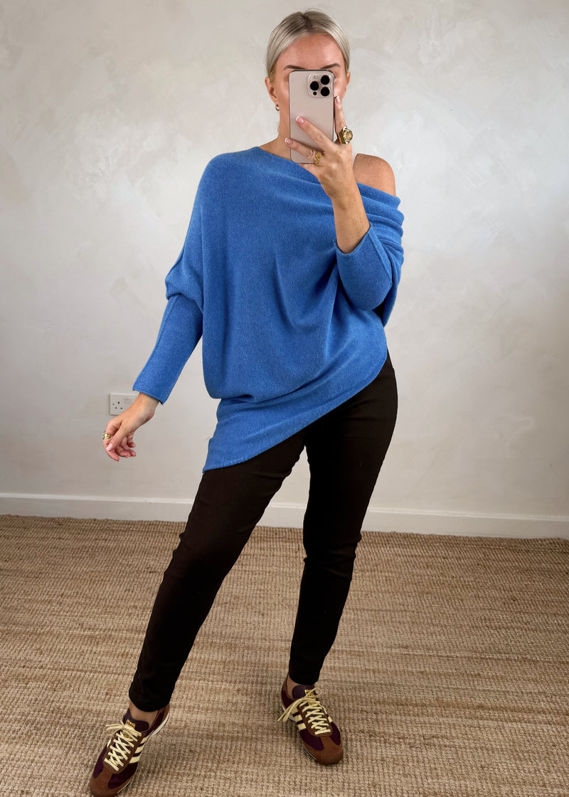Arabella knit - cerulean-The Style Attic