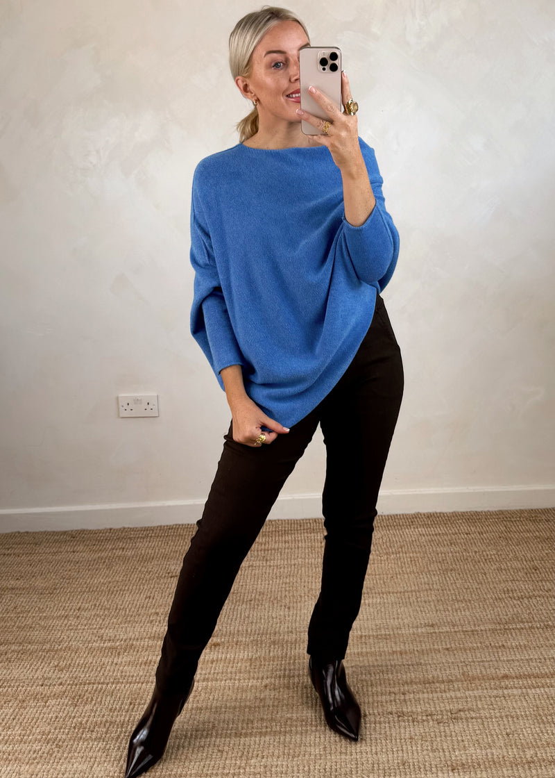 Arabella knit - cerulean-The Style Attic