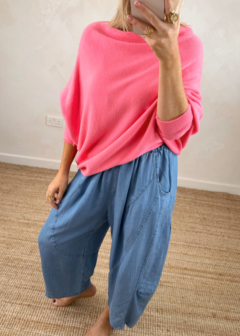 Arabella knit - coral-The Style Attic