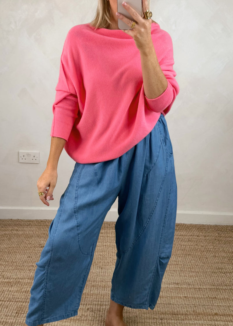 Arabella knit - coral-The Style Attic