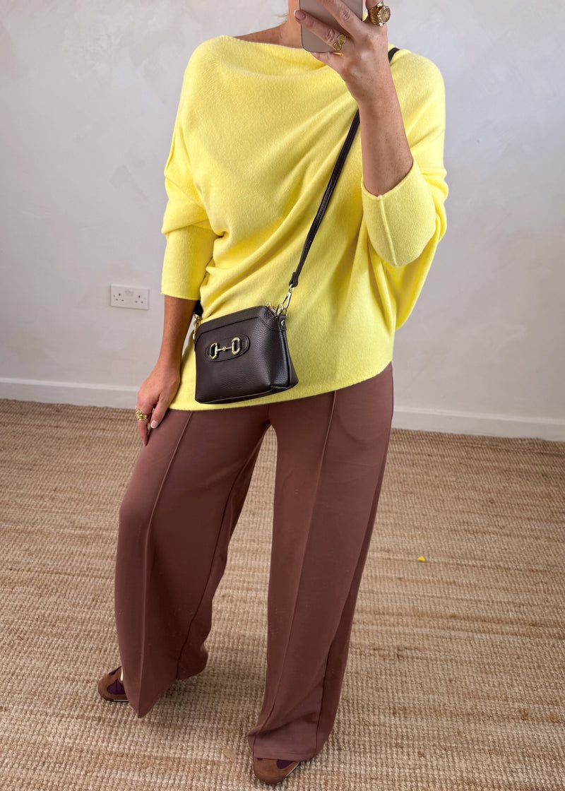 Arabella knit - lemon-The Style Attic