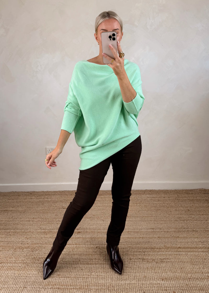 Arabella knit - mint-The Style Attic