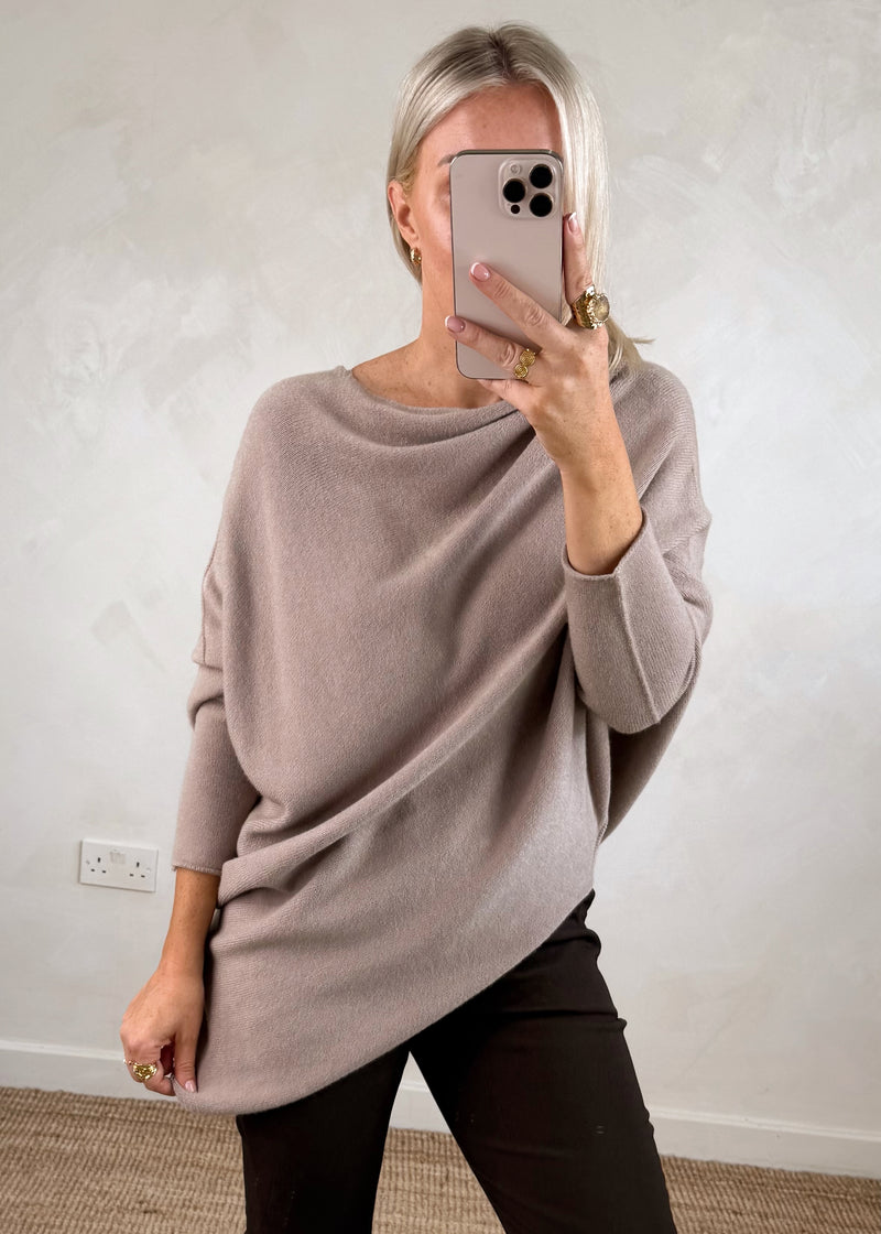 Arabella knit - mocha-The Style Attic