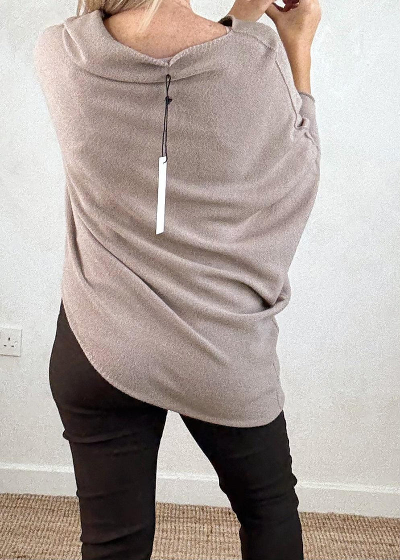 Arabella knit - mocha-The Style Attic