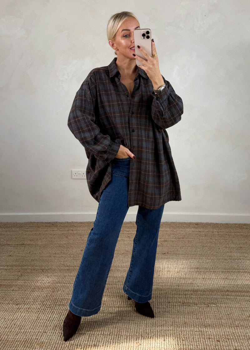 Aston checked shirt - four-The Style Attic