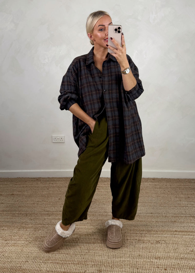 Aston checked shirt - four-The Style Attic