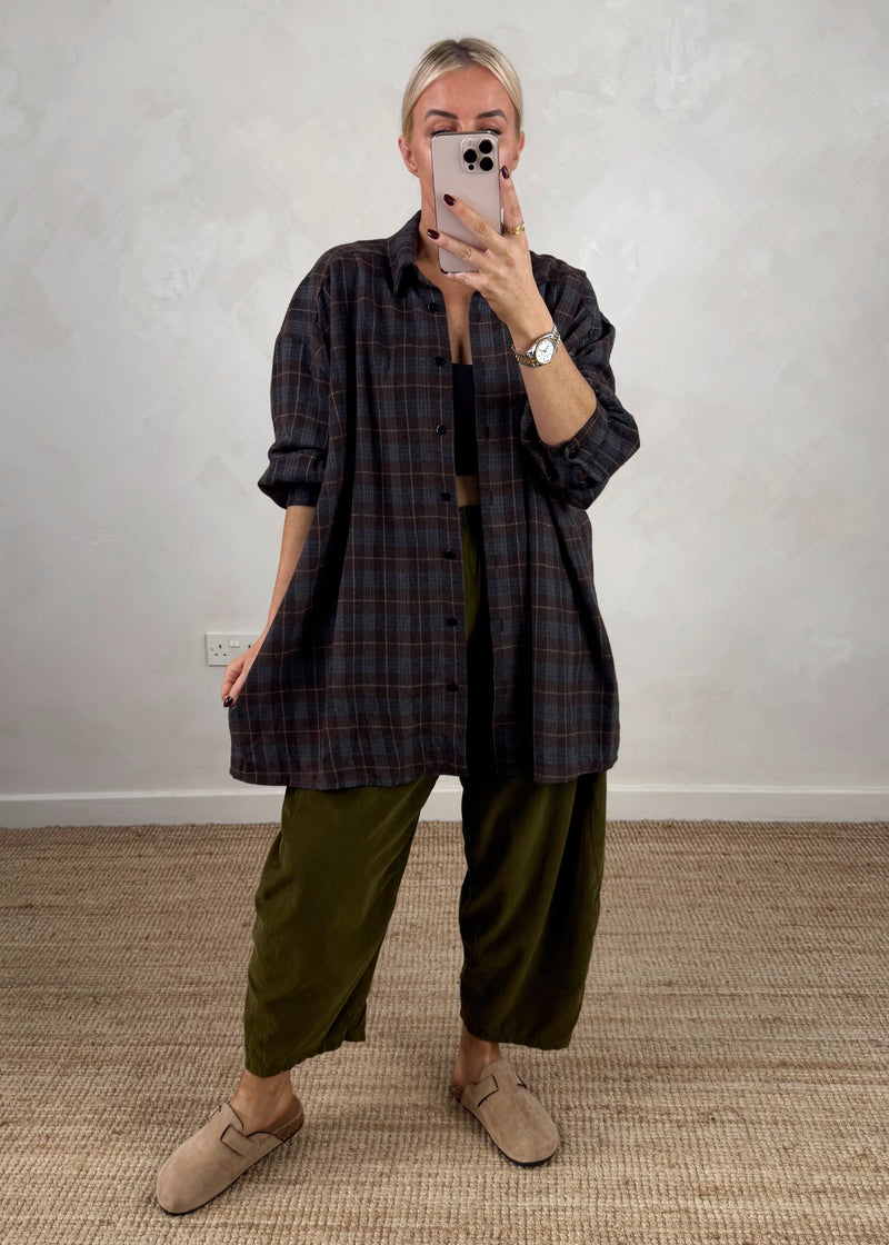 Aston checked shirt - four-The Style Attic