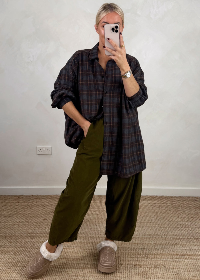 Aston checked shirt - four-The Style Attic