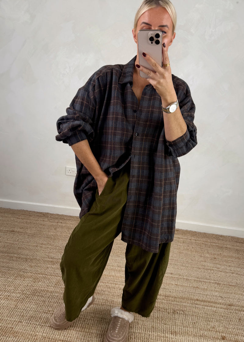 Aston checked shirt - four-The Style Attic