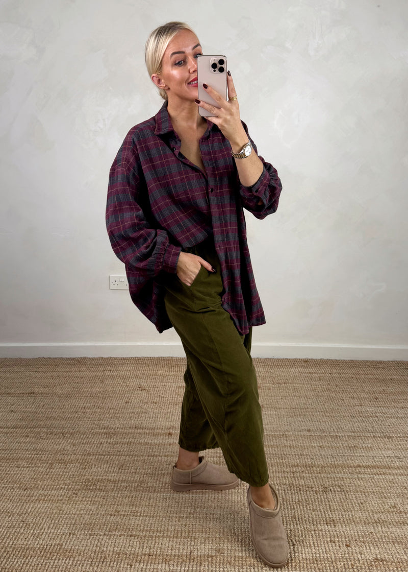 Aston checked shirt - three-The Style Attic