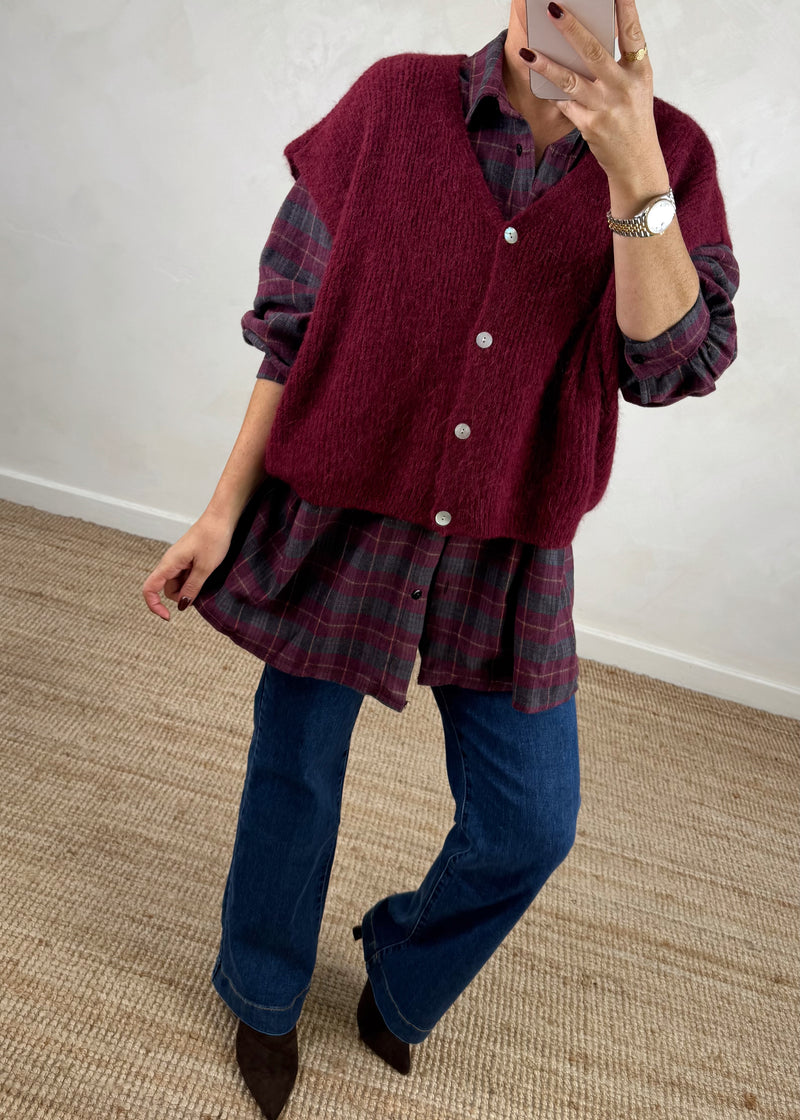 Aston checked shirt - three-The Style Attic