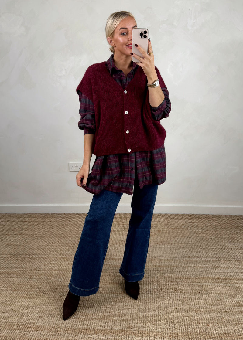 Aston checked shirt - three-The Style Attic