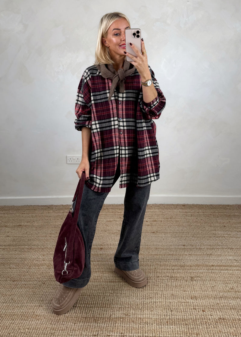 Aston checked shirt - two-The Style Attic