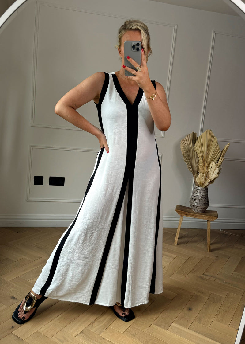 Athena II maxi dress - white