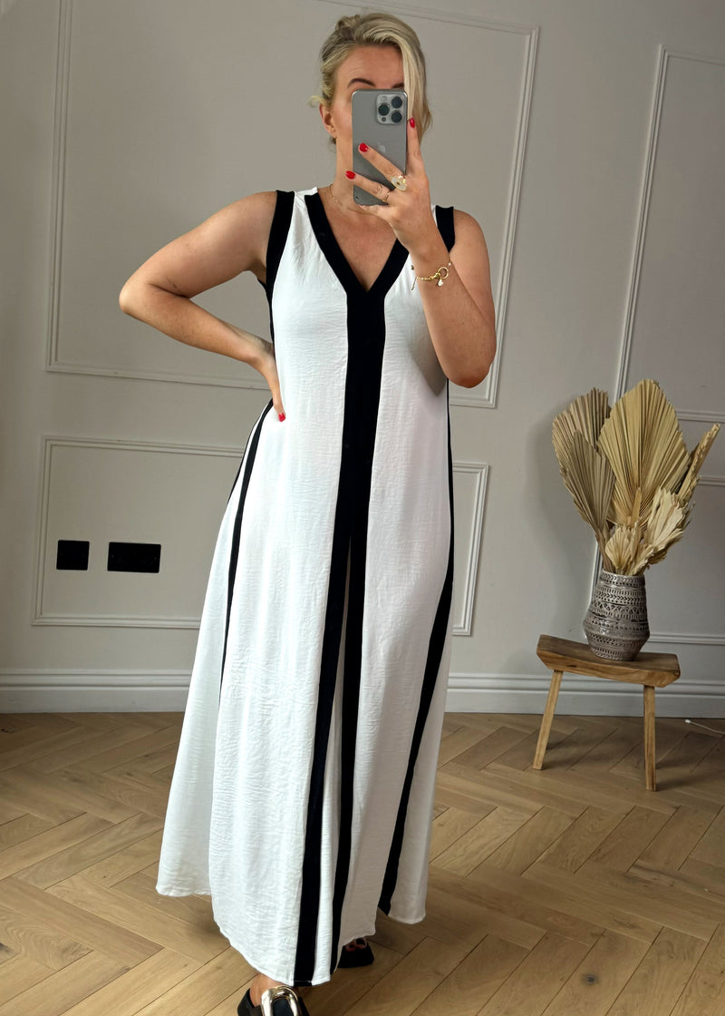 Athena II maxi dress - white