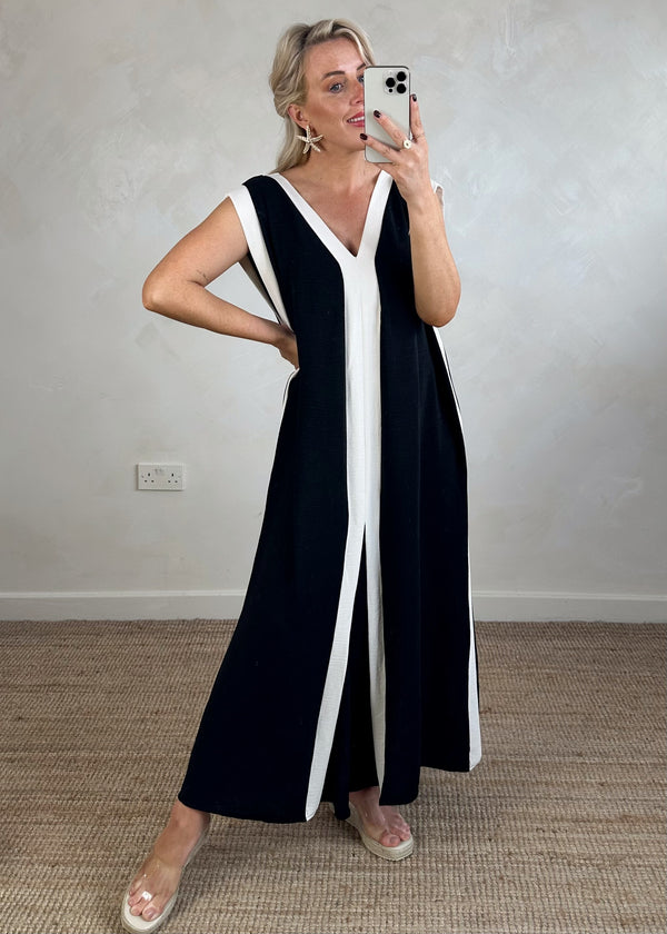 Athena maxi dress - black-The Style Attic