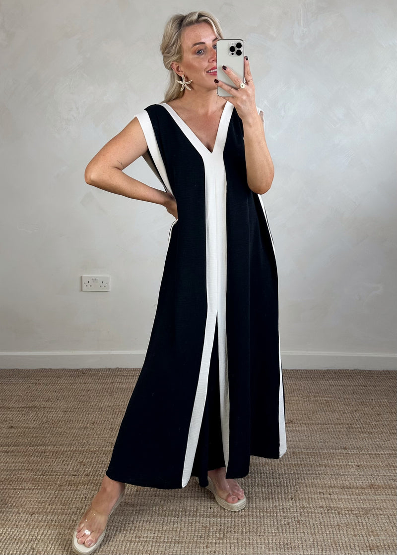Athena maxi dress - black-The Style Attic
