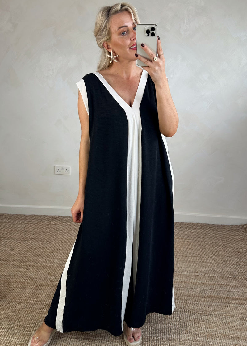 Athena maxi dress - black-The Style Attic