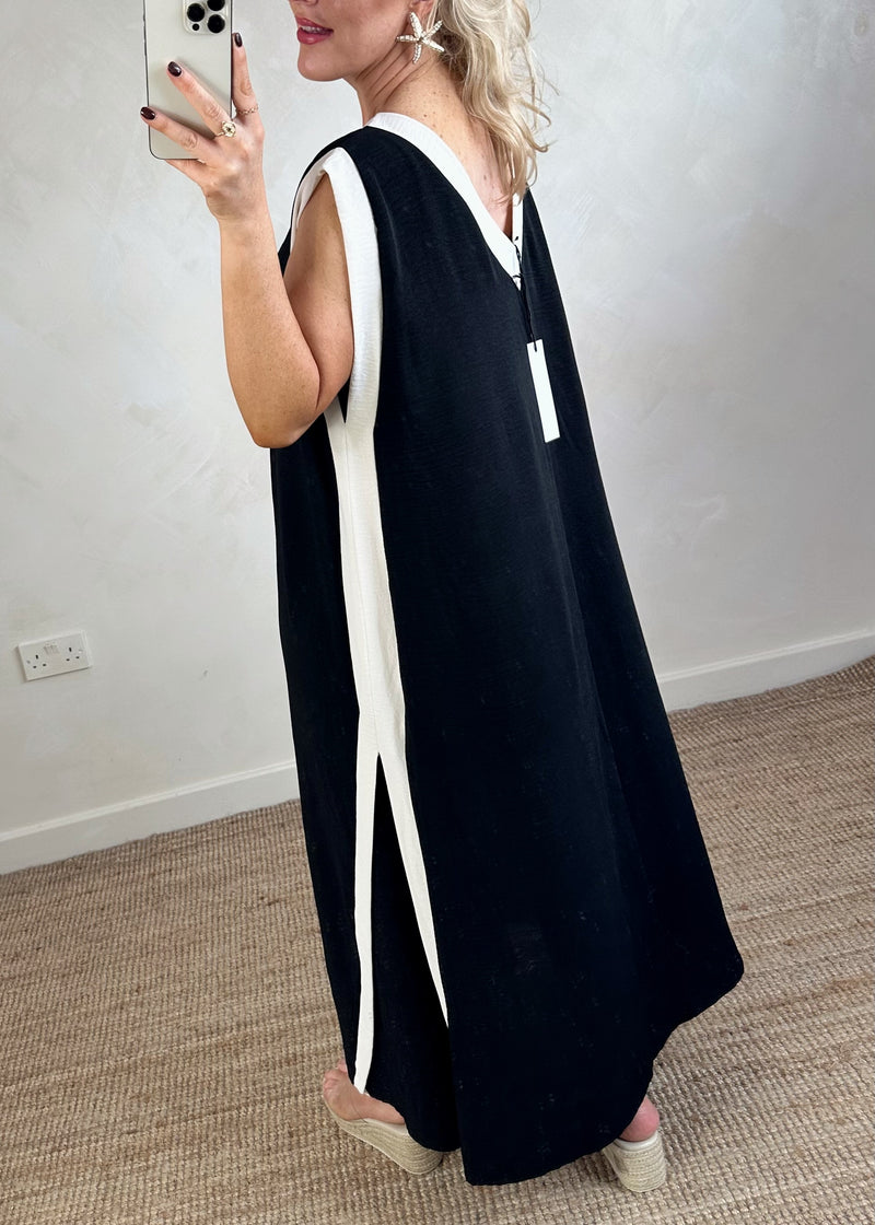 Athena maxi dress - black-The Style Attic