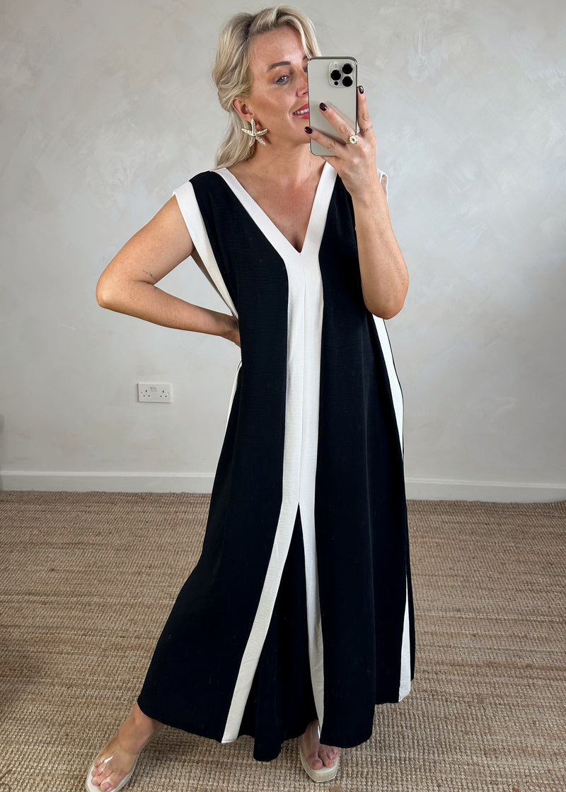 Athena maxi dress - black-The Style Attic