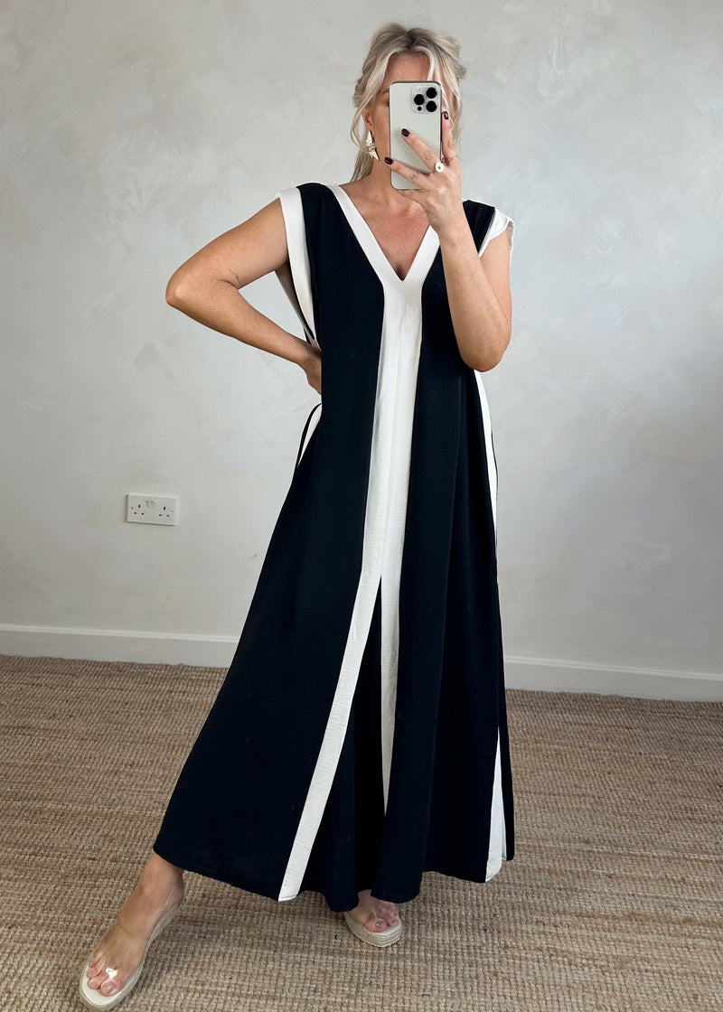 Athena maxi dress - black-The Style Attic